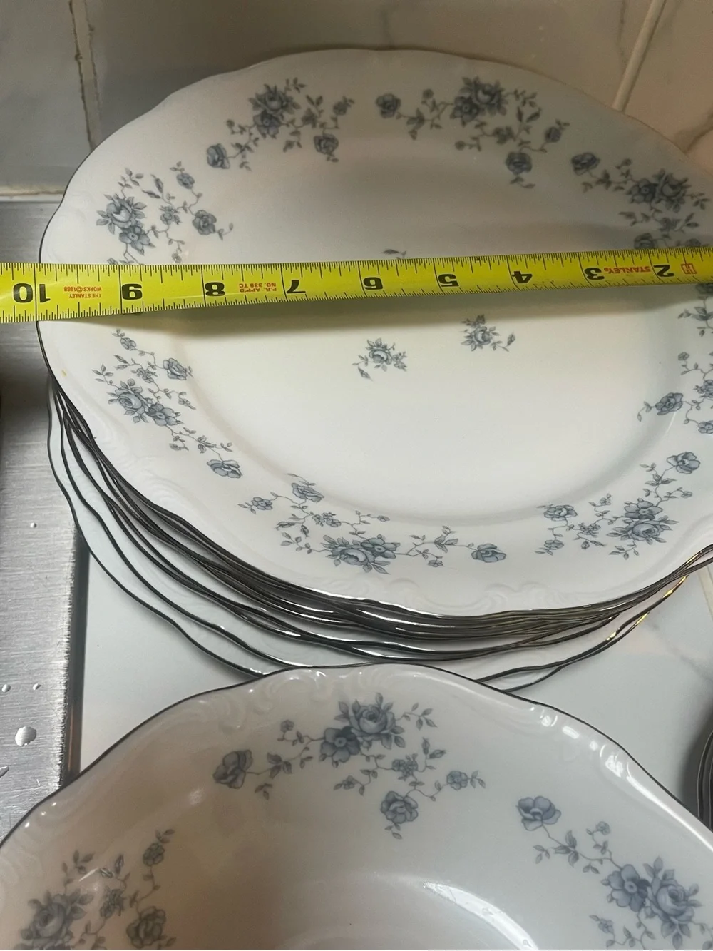 Vtg Johann Haviland Blue Garland Bavaria Germany 46pc. China Set Mint Condition